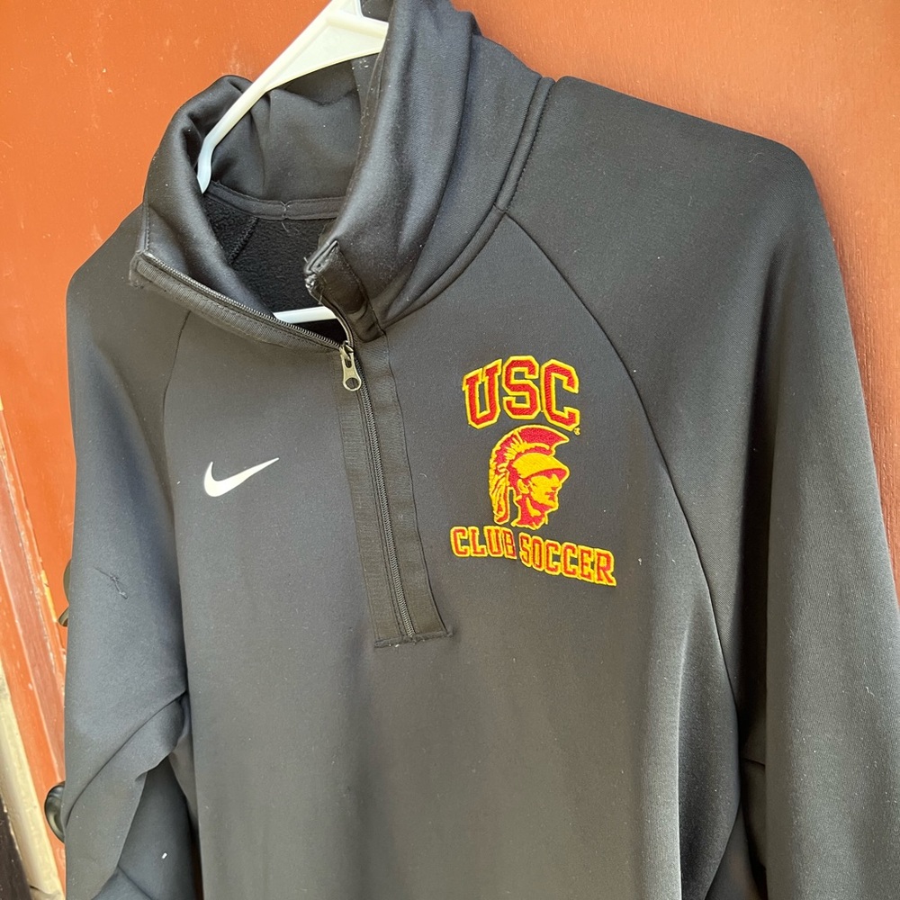 NIKE USC soccer zip up